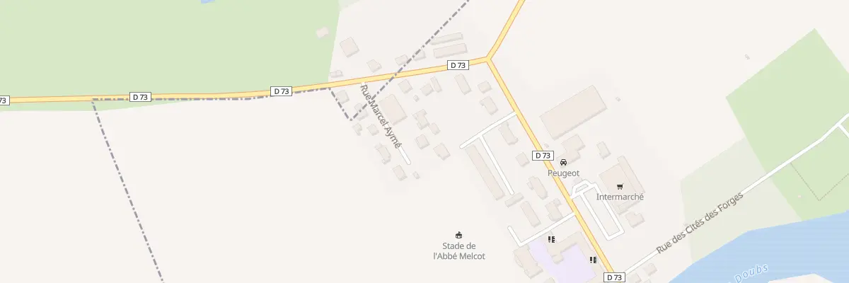 Plan du 3 Rue Marcel Aymé à Fraisans