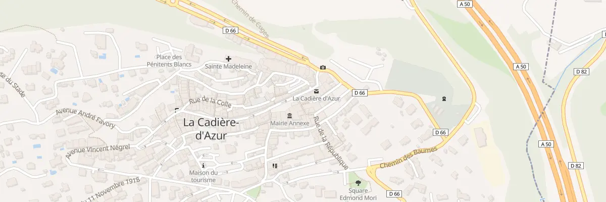 Plan du 2 Rue Gabriel Peri à La Cadière-d’Azur
