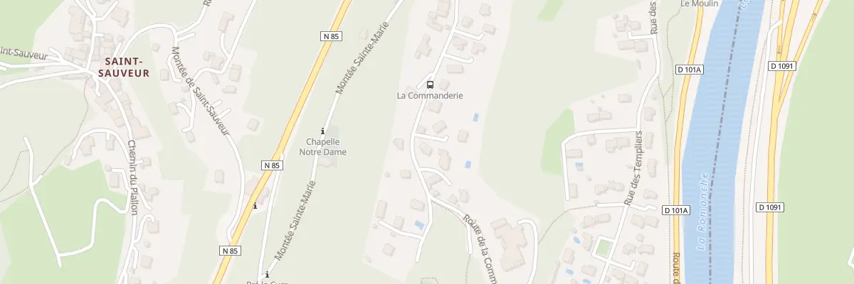Plan du 537 Rte de la Commanderie à Notre-Dame-de-Mésage
