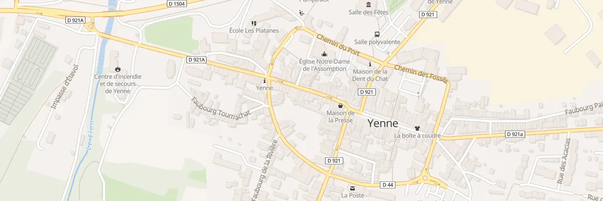 Plan du 41 Rue des Prêtres à Yenne