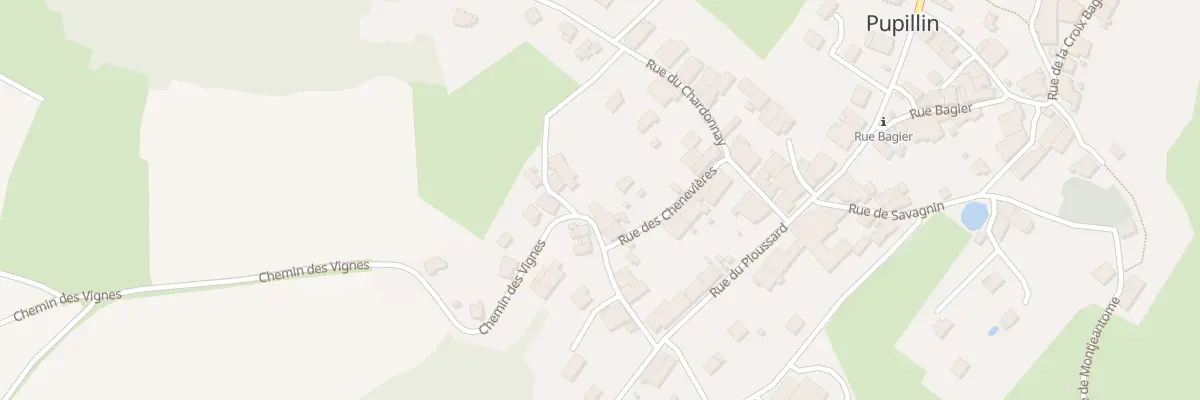Plan du 16 Rue des Vignes à Pupillin