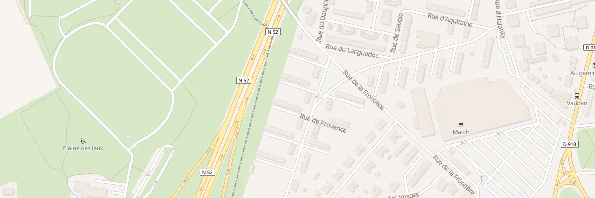 Plan du 15B Rue de Provence à Longwy