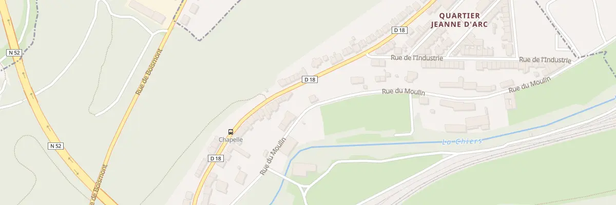 Plan du 9 Rue du Moulin à Réhon