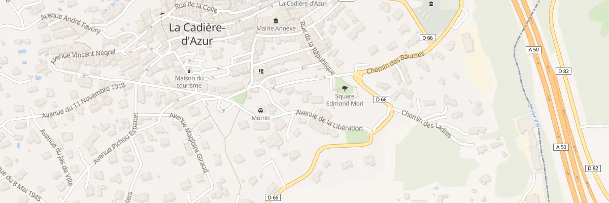 Plan du 451 Av de la Libération à La Cadière-d’Azur