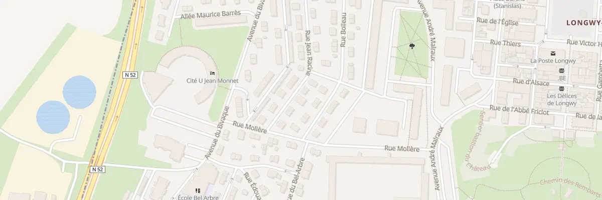 Plan du 19 Rue Jean Racine à Longwy