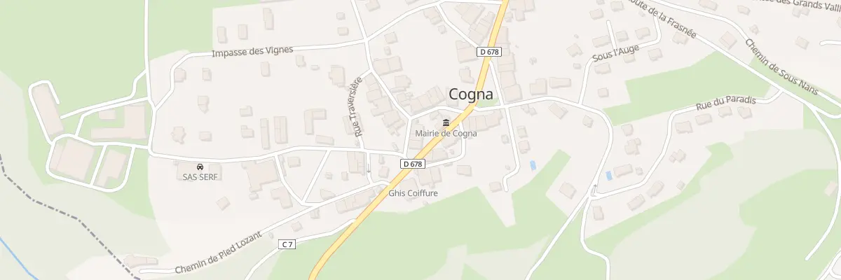 Plan du 4 Grande Rue à Cogna