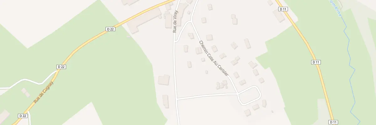 Plan du 1 Rue de Virey à Colombine