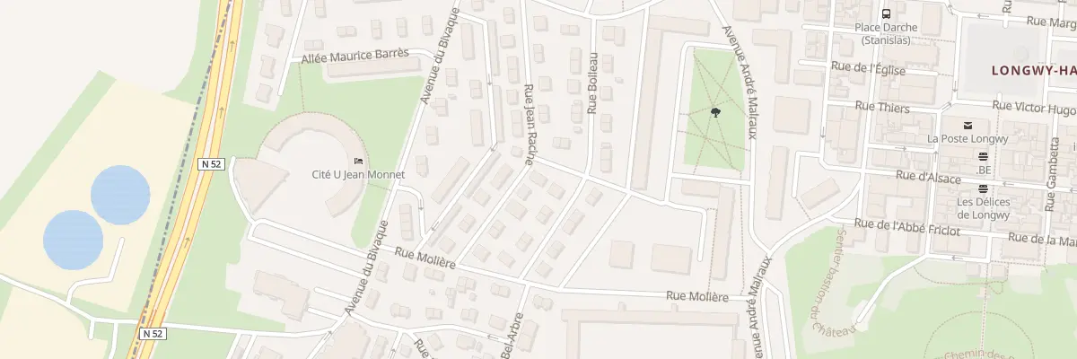 Plan du 15 Rue Jean Racine à Longwy