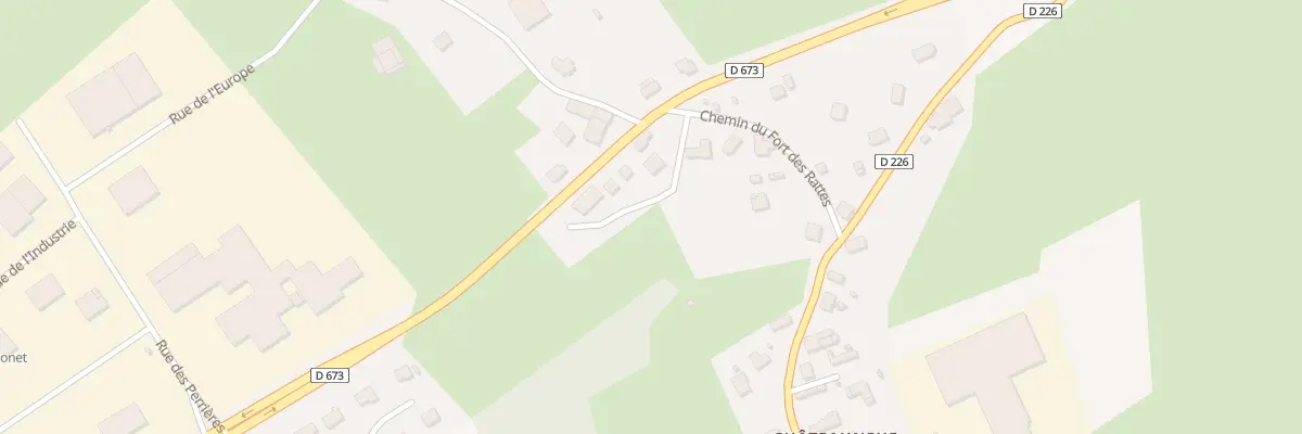 Plan du 2B Che du Fort des Rattes à Dampierre