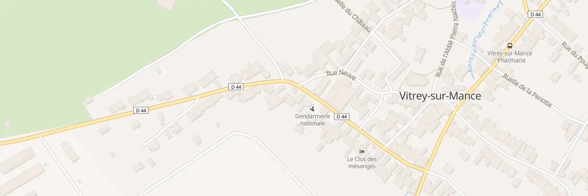 Plan du 32 Rue Angele Kiche à Vitrey-sur-Mance