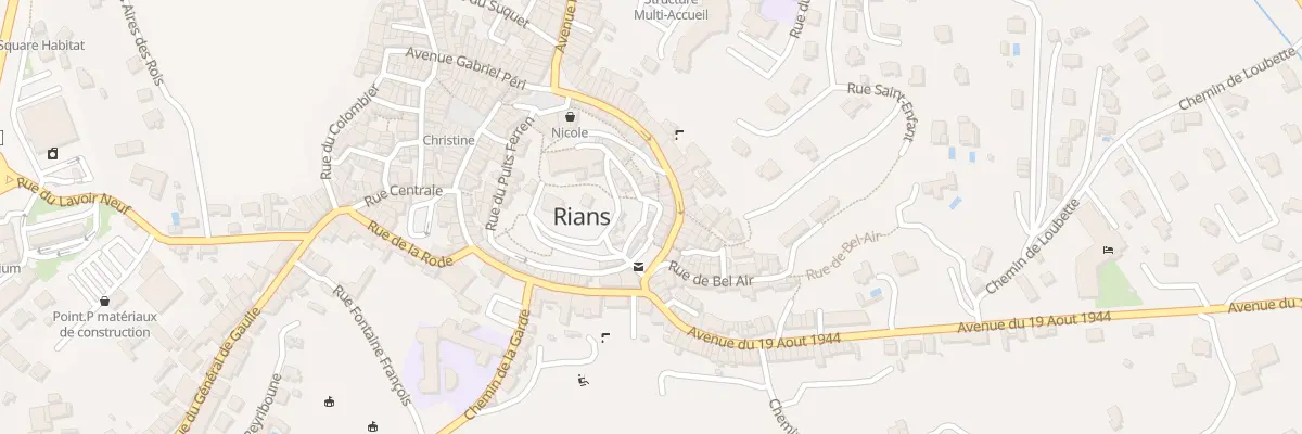 Plan du 5000 Rue des Remparts à Rians