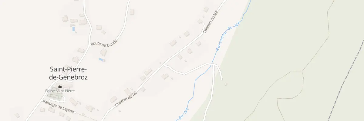 Plan du 622 Che du Ne à Saint-Pierre-de-Genebroz