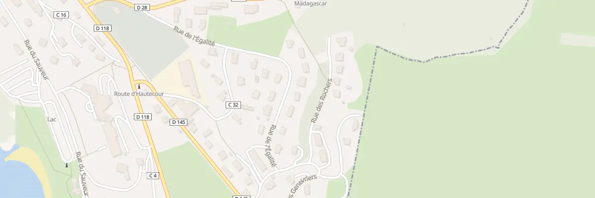 Plan du 9 Rue de l’Egalité à Clairvaux-les-Lacs