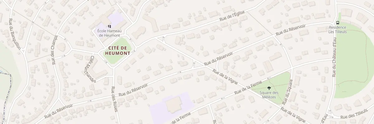 Plan du 47 Rue du Réservoir à Réhon