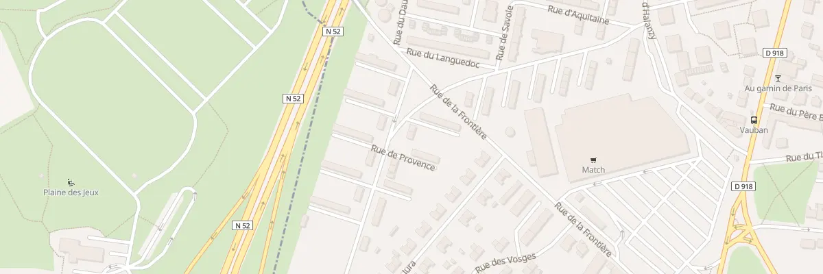 Plan du 22 Rue de Provence à Longwy