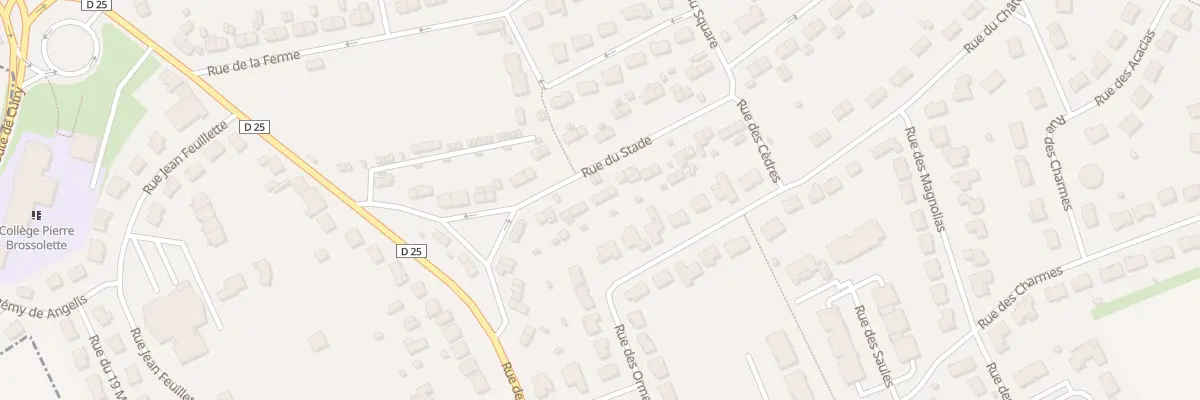 Plan du 36 Rue du Stade à Réhon