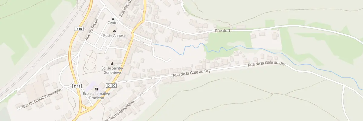 Plan du 29 Rue de la Gale au Dry à Réhon