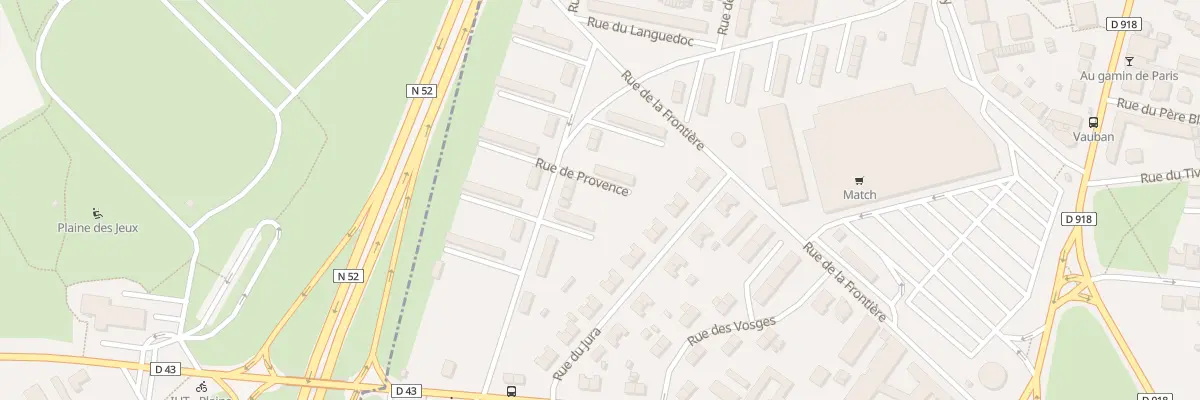 Plan du 14D Rue de Provence à Longwy