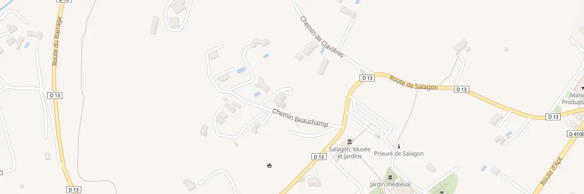 Plan du 5403 Beau Champ à Mane