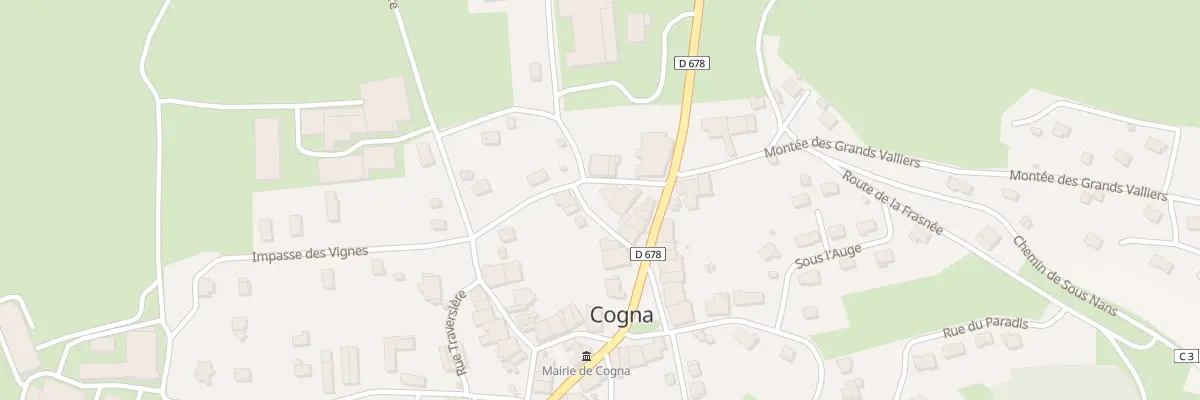 Plan du 2 Rue du Pre Paris à Cogna