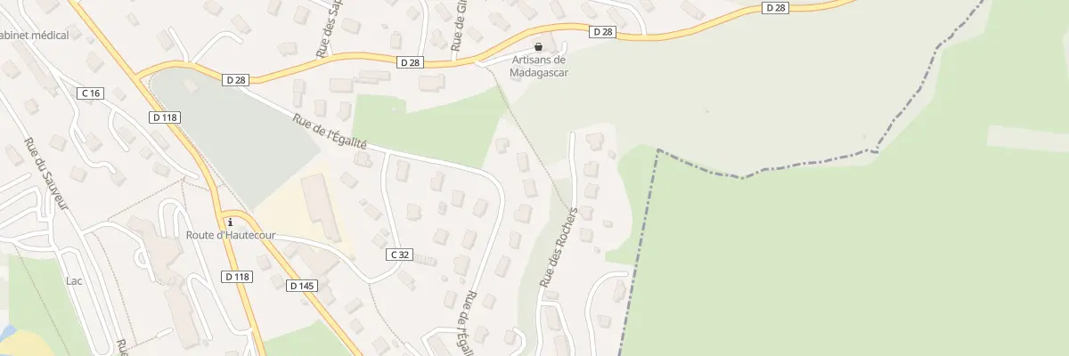 Plan du 5 Rue de l’Egalité à Clairvaux-les-Lacs