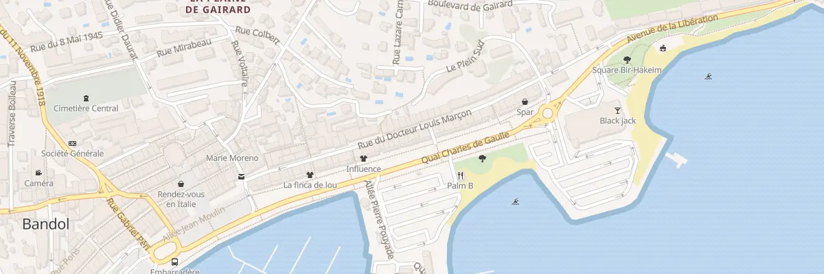 Plan du 44 Rue du Docteur Louis Marçon à Bandol