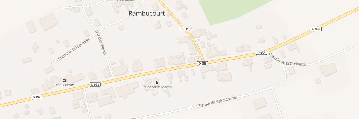 Plan du 34 Rue du General J J Fonde à Rambucourt