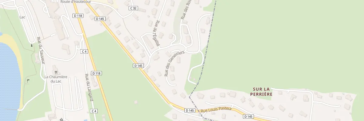 Plan du 3 Rue des Genevriers à Clairvaux-les-Lacs