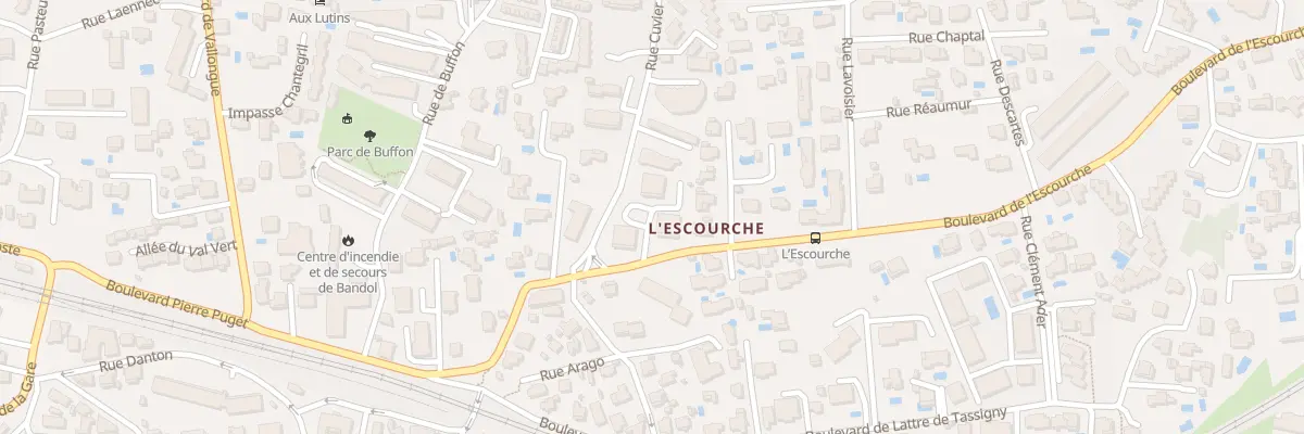 Plan du 219 Bd de l’Escourche à Bandol
