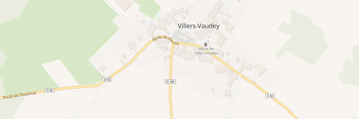 Plan du 1 Rue de Fleurey à Villers-Vaudey