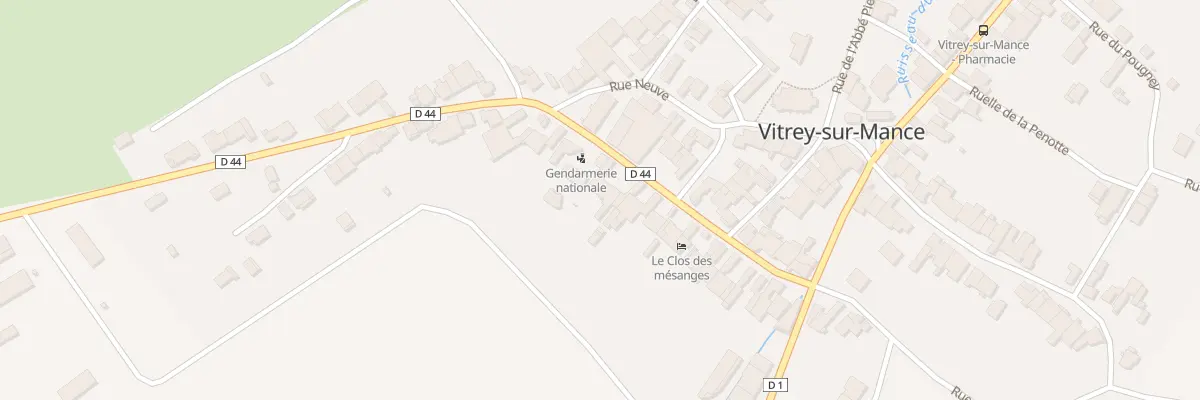Plan du 26 Rue Angele Kiche à Vitrey-sur-Mance