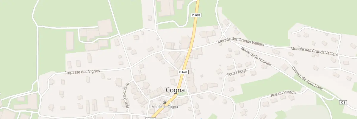 Plan du 18 Grande Rue à Cogna
