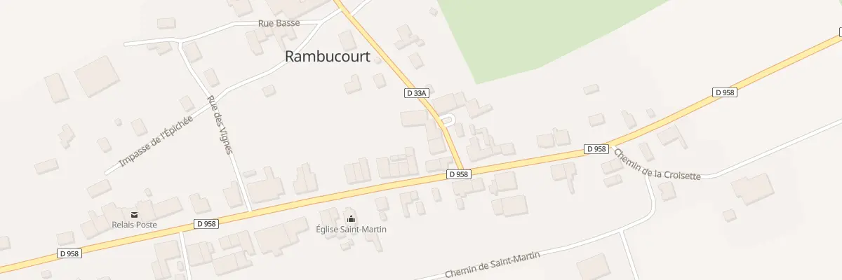 Plan du 28 Rue du General J J Fonde à Rambucourt