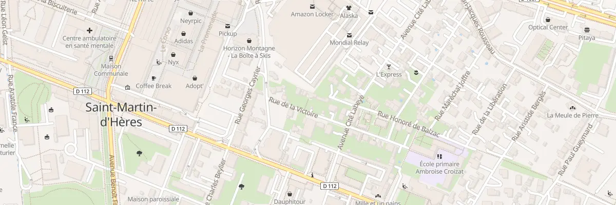 Plan du 7 Rue de la Victoire à Saint-Martin-d’Hères