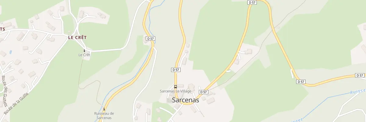 Plan du 1165 Rte de Palaquit à Sarcenas