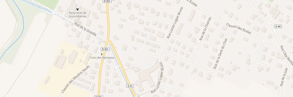 Plan du 346 Rue Lucien Lagier-Bruno à Yenne