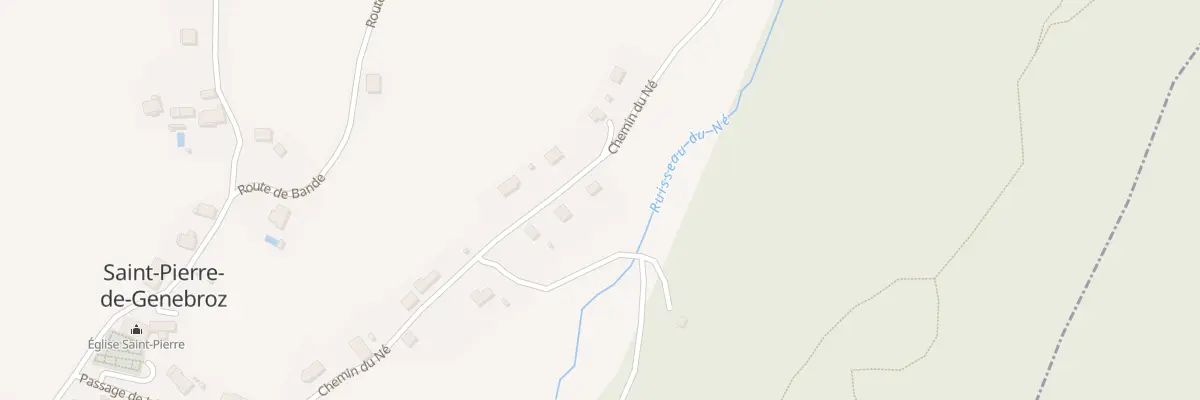 Plan du 668 Chem du Pionchon à Saint-Pierre-de-Genebroz