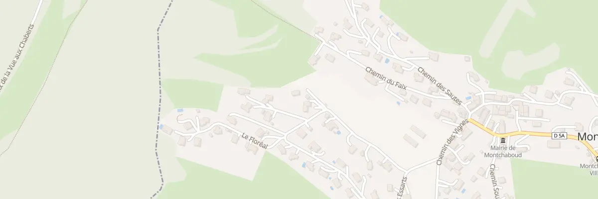 Plan du 230 Che des Vernes à Montchaboud