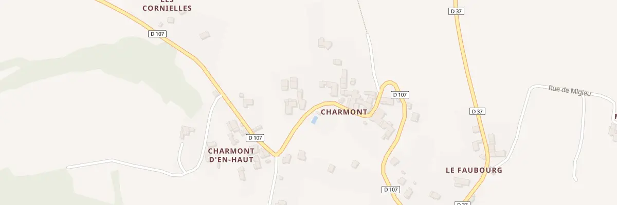 Plan du 500 Rte des Lavoirs à Magnieu