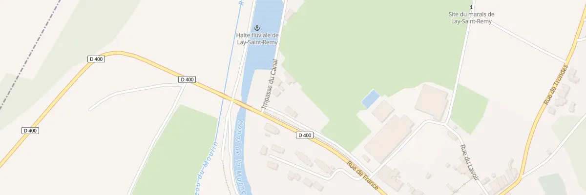 Plan du 2 Imp du Canal à Lay-Saint-Remy