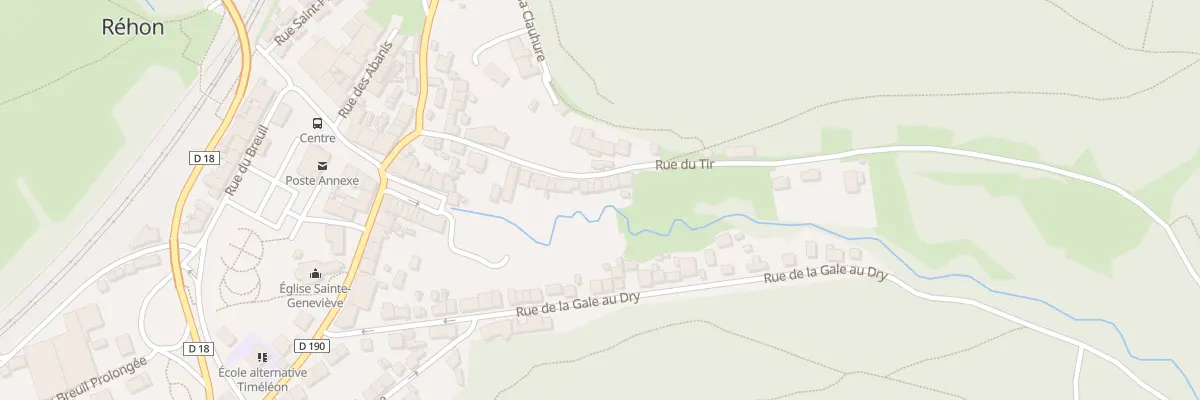 Plan du 18 Rue du Tir à Réhon