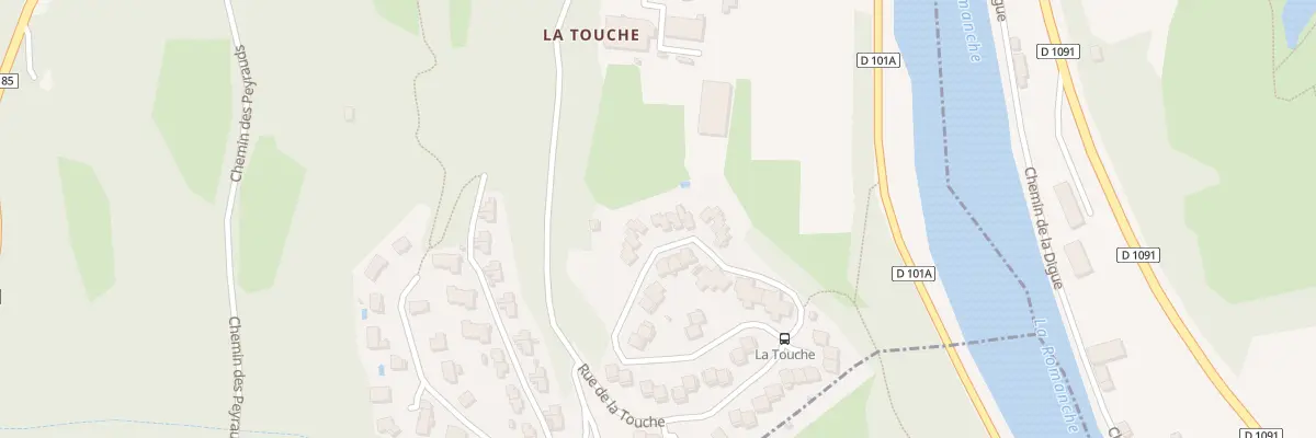 Plan du 211 Rue de la Touche à Notre-Dame-de-Mésage