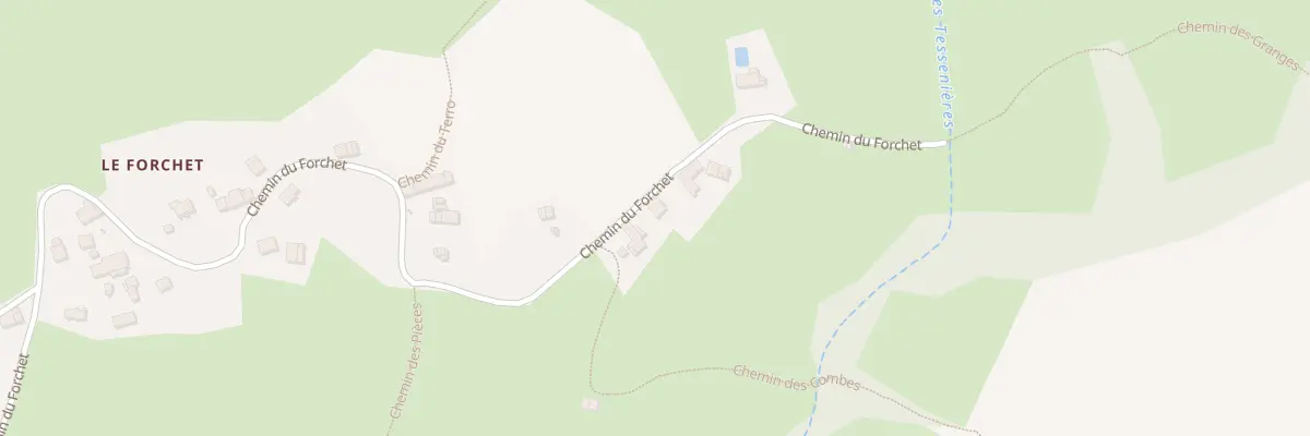 Plan du 1084 Che du Forchet à Ayn
