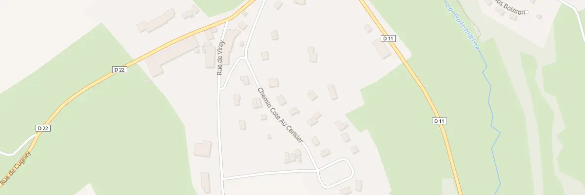 Plan du 11 Chem Cote au Cerisier à Colombine