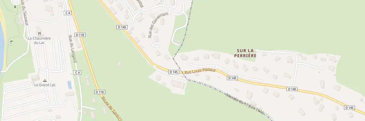 Plan du 75 Rue de la Cote au Soleil à Clairvaux-les-Lacs
