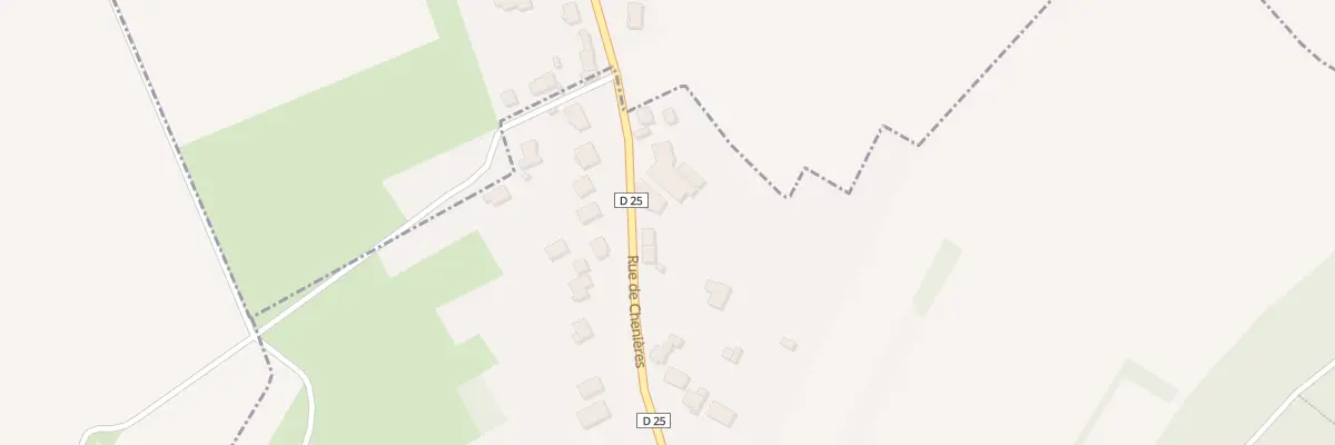 Plan du 7 Rue de la Croisette à Chenières