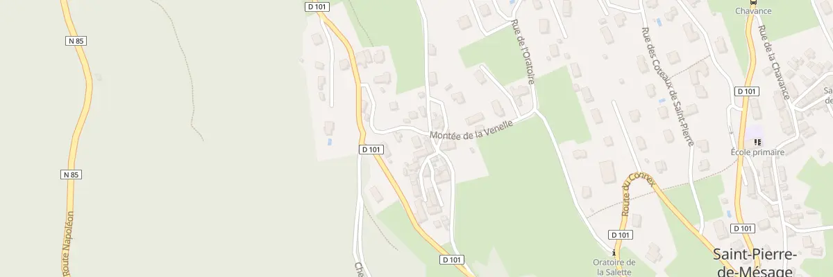 Plan du 155 Mte de la Venelle à Saint-Pierre-de-Mésage
