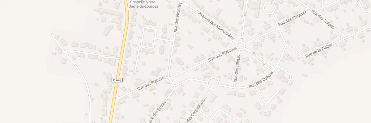 Plan du 21 Rue des Platanes à Mercy-le-Bas