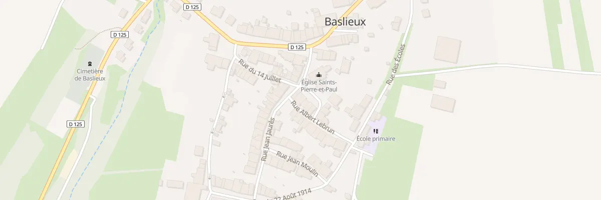 Plan du 4 Pl de la Republique à Baslieux