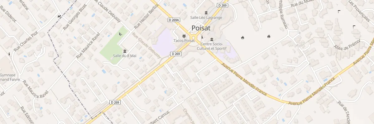 Plan du 12 Pl des Roseaux à Poisat